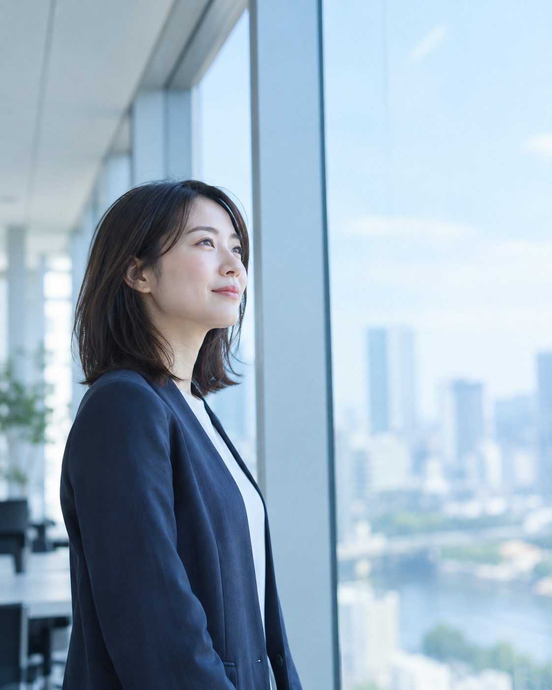 仕事を探しながら働く姿を思い描く候補者